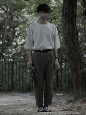 「MAM（マム）のアイテム」を使った、𝖲𝗍𝖾𝗅𝗈さん（メンズ・170cm）の春コーディネート