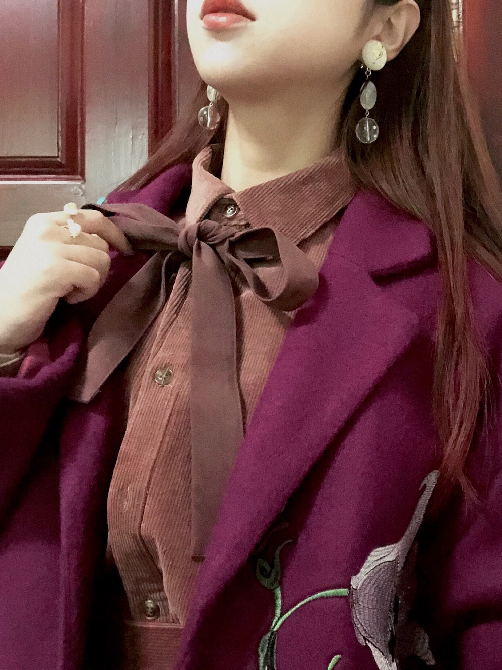 Ameri（アメリ）の「LAUREN OVER COAT（チェスターコート）」 - WEAR