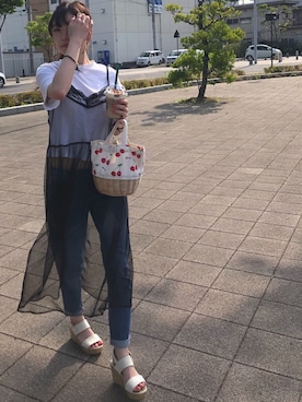 𝚊 𝚔 𝚊 𝚗 𝚎さん（レディース・157cm）の夏コーディネート