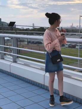 「OZOC（オゾック）のアイテム（その他シューズ）」を使った、𝚊 𝚔 𝚊 𝚗 𝚎さん（レディース・158cm）の秋コーディネート