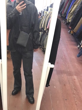 「Adoon plain（アドーンプレーン）のアイテム（パンツ）」を使った、かずさん（メンズ・179cm）の春コーディネート