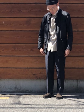 「STILL BY HAND」｜「アイテム（その他アウター）」を使った、Yuuさん（メンズ・181cm）の春コーディネート