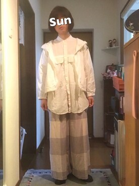 陽さん(レディース・157cm)の夏コーディネート