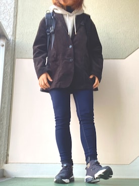 「大学」｜陽さん（レディース・157cm）の秋コーディネート