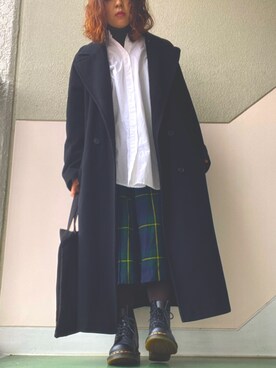 陽さん(レディース・157cm)の冬コーディネート