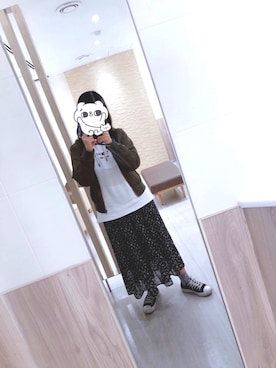 「TOMMY HILFIGER」｜「アイテム（ブルゾン）」を使った、Yuki 【相互フォロー】さん（レディース・159cm）の春コーディネート