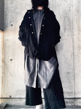 「MIDIUMISOLID」｜___y__u__t__a___さん（レディース・153cm）の冬コーディネート