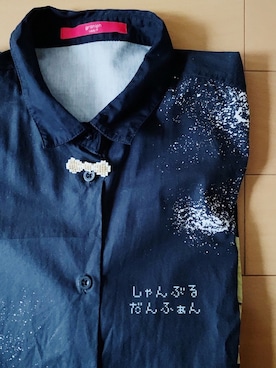 「Design Tshirts Store graniph（デザイン　ティーシャツ　ストア　グラニフ）のアイテム（シャツワンピース）」を使った、しゃんぶるだんふぁんさん（レディース・151cm）の秋コーディネート