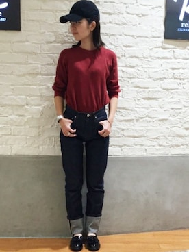 「relume」｜relume 博多店 スタッフAさん（レディース・160cm）の夏コーディネート