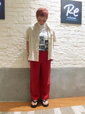 relume 博多店 スタッフAさんのコーディネート