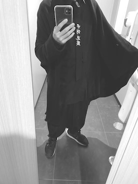 「Yohji Yamamoto（ヨウジヤマモト）のアイテム（フォーマルスーツ/小物）」を使った、014yumiさん（メンズ・170cm）の秋コーディネート