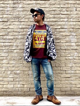 「g.v.g.v.」｜「アイテム（ジャケット/アウター）」を使った、Hさん（メンズ・166cm）の夏コーディネート