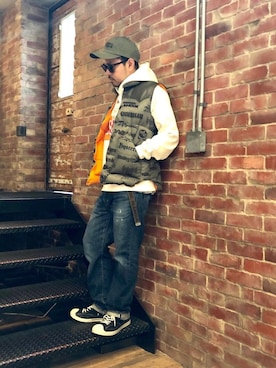 Hさん（メンズ・166cm）の冬コーディネート