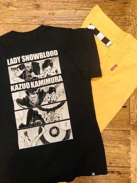 「コラボレーション」｜「アイテム（財布/小物）」を使った、Hさん（メンズ・166cm）の夏コーディネート