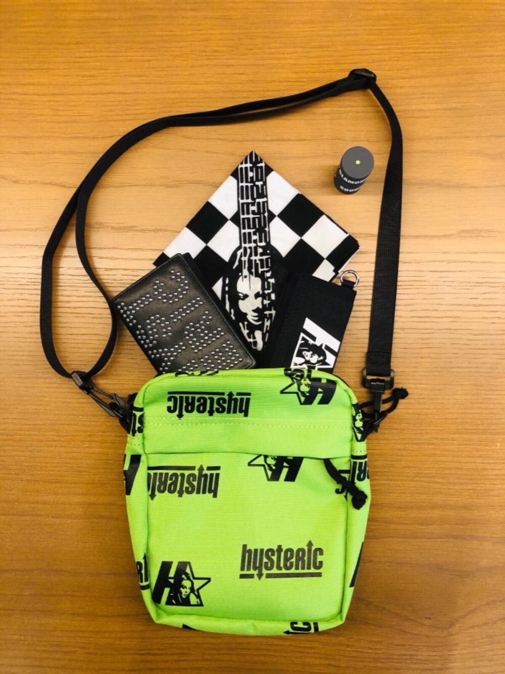 HYSTERIC GLAMOUR - ロゴスタッズ 三つ折りウォレット