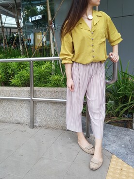 「MDS（エムディーエス）のアイテム」を使った、dawnncummentaryさん（レディース・158cm）の夏コーディネート