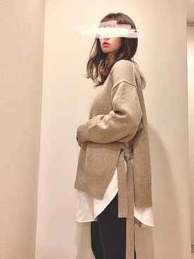 伊豆トウマさん（レディース・168cm）の冬コーディネート