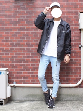「アイテム（カバーオール）」を使った、kakeruさん（メンズ・170cm・10代）の春コーディネート