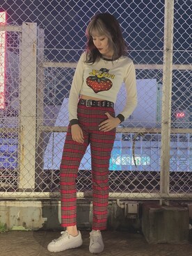竹市咲来さん（レディース・167cm）の春コーディネート