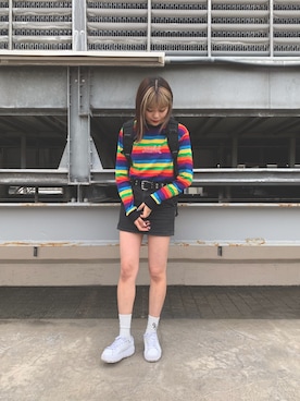 竹市咲来さん（レディース・167cm）の春コーディネート