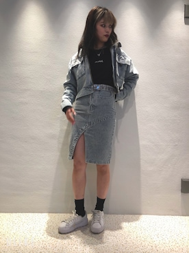 竹市咲来さん（レディース・167cm）の春コーディネート