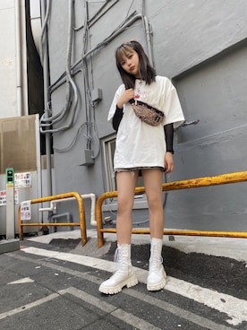 竹市咲来さん(レディース・167cm)の冬コーディネート