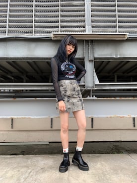 竹市咲来さん（レディース・167cm）の冬コーディネート