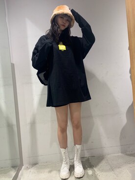 竹市咲来さん（レディース・167cm）の冬コーディネート