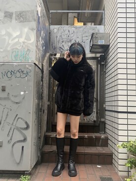 竹市咲来さん（レディース・167cm）の冬コーディネート