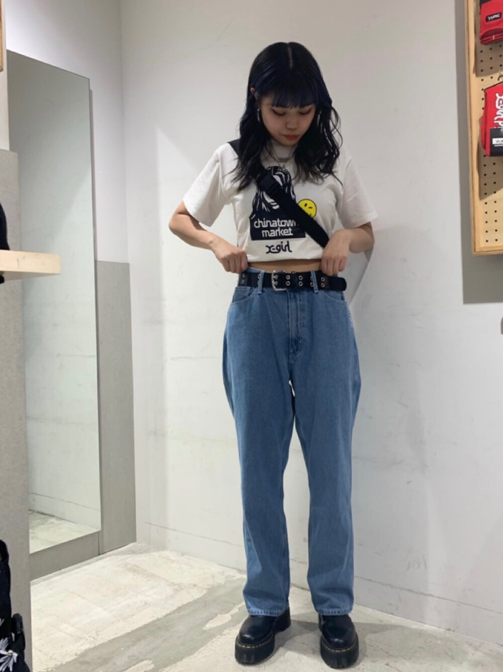 X-girl（エックスガール）の「X-girl × CHINATOWN MARKET SMILEY(R