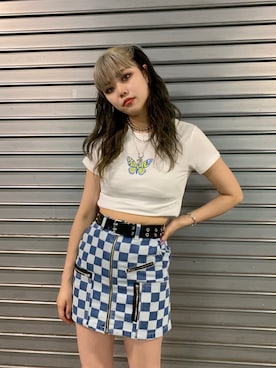 竹市咲来さん（レディース・167cm）の春コーディネート