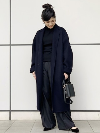 AP STUDIO（エーピーストゥディオ）の「ネイビーダブルフェイスコート
