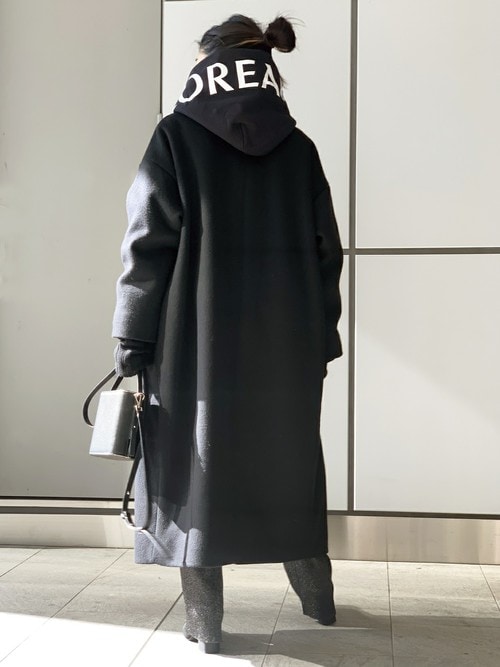 AP STUDIO（エーピーストゥディオ）の「ブラック オーバーサイズラム