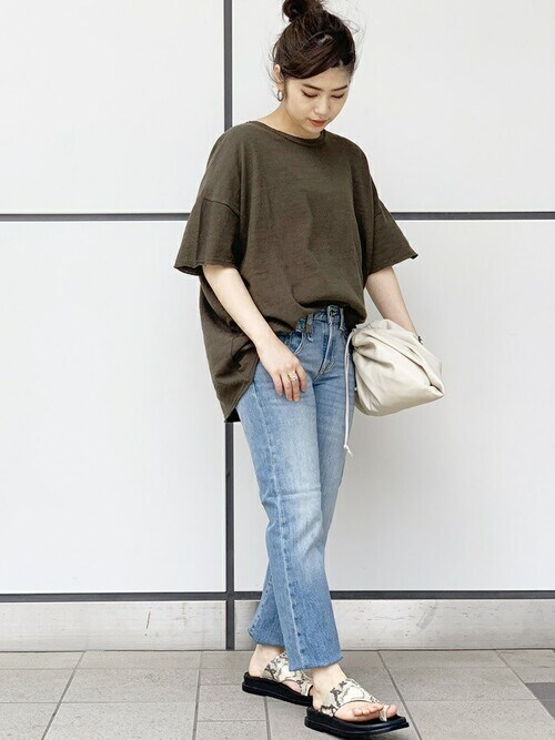 AP STUDIO エーピーストゥディオ 20SS ヴィンテージ スラブTシャツ トップスカットソー ヴィンテージ加工 AP STUDIO（エーピーストゥディオ）の「ヴィンテージ スラブT