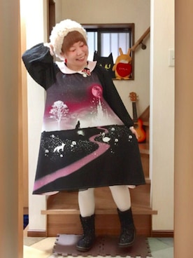 「アイテム（ワンピース/ドレス）」を使った、すうちゃん🐧ScoLarさん（レディース・142cm）の秋コーディネート