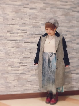 「ScoLar（スカラー）のアイテム（ジャケット/アウター）」を使った、すうちゃん🐧ScoLarさん（レディース・142cm）の冬コーディネート