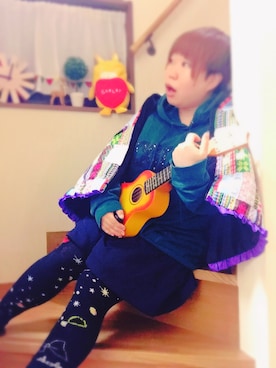 「アイテム（レッグウェア）」を使った、すうちゃん🐧ScoLarさん（レディース・142cm）の冬コーディネート