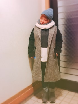 「ScoLar（スカラー）のアイテム（ジャケット/アウター）」を使った、すうちゃん🐧ScoLarさん（レディース・142cm）の冬コーディネート
