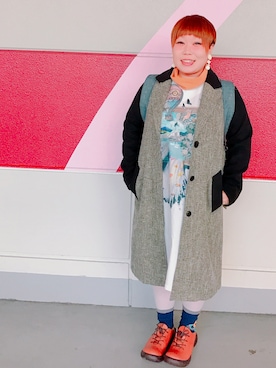 「ScoLar（スカラー）のアイテム（ジャケット/アウター）」を使った、すうちゃん🐧ScoLarさん（レディース・142cm）の春コーディネート