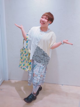 「アイテム（ソックス/靴下）」を使った、すうちゃん🐧ScoLarさん（レディース・142cm）の春コーディネート