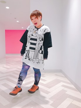 「ScoLar Parity（スカラーパリティ）のアイテム」を使った、すうちゃん🐧ScoLarさん（レディース・142cm）の春コーディネート
