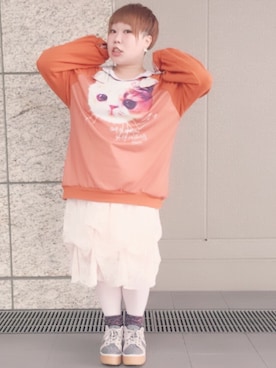 「アイテム（その他トップス）」を使った、すうちゃん🐧ScoLarさん（レディース・142cm）の冬コーディネート