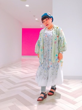 「ScoLar（スカラー）のアイテム（ジャケット/アウター）」を使った、すうちゃん🐧ScoLarさん（レディース・142cm）の夏コーディネート