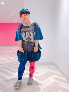 「SWATCH（スウォッチ）のアイテム」を使った、すうちゃん🐧ScoLarさん（レディース・142cm）の夏コーディネート