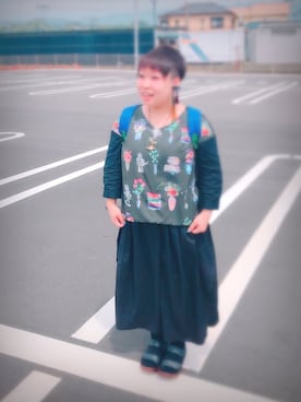 「おとなしめ」｜すうちゃん🐧ScoLarさん（レディース・142cm）の夏コーディネート