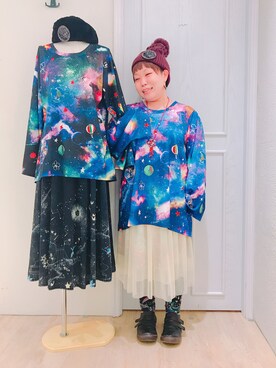 宇宙柄スカート の人気ファッションコーディネート Wear