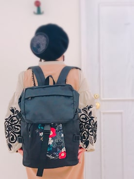 「アイテム（ハンチング/ベレー帽）」を使った、すうちゃん🐧ScoLarさん（レディース・142cm）の冬コーディネート