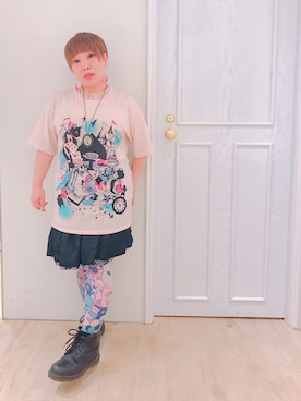 「アイテム（レッグウェア）」を使った、すうちゃん🐧ScoLarさん（レディース・142cm）の春コーディネート