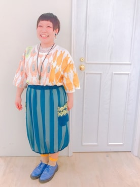 「アイテム（ワンピース/ドレス）」を使った、すうちゃん🐧ScoLarさん（レディース・142cm）の春コーディネート