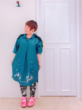 「アイテム（ワンピース/ドレス）」を使った、すうちゃん🐧ScoLarさん（レディース・142cm）の夏コーディネート